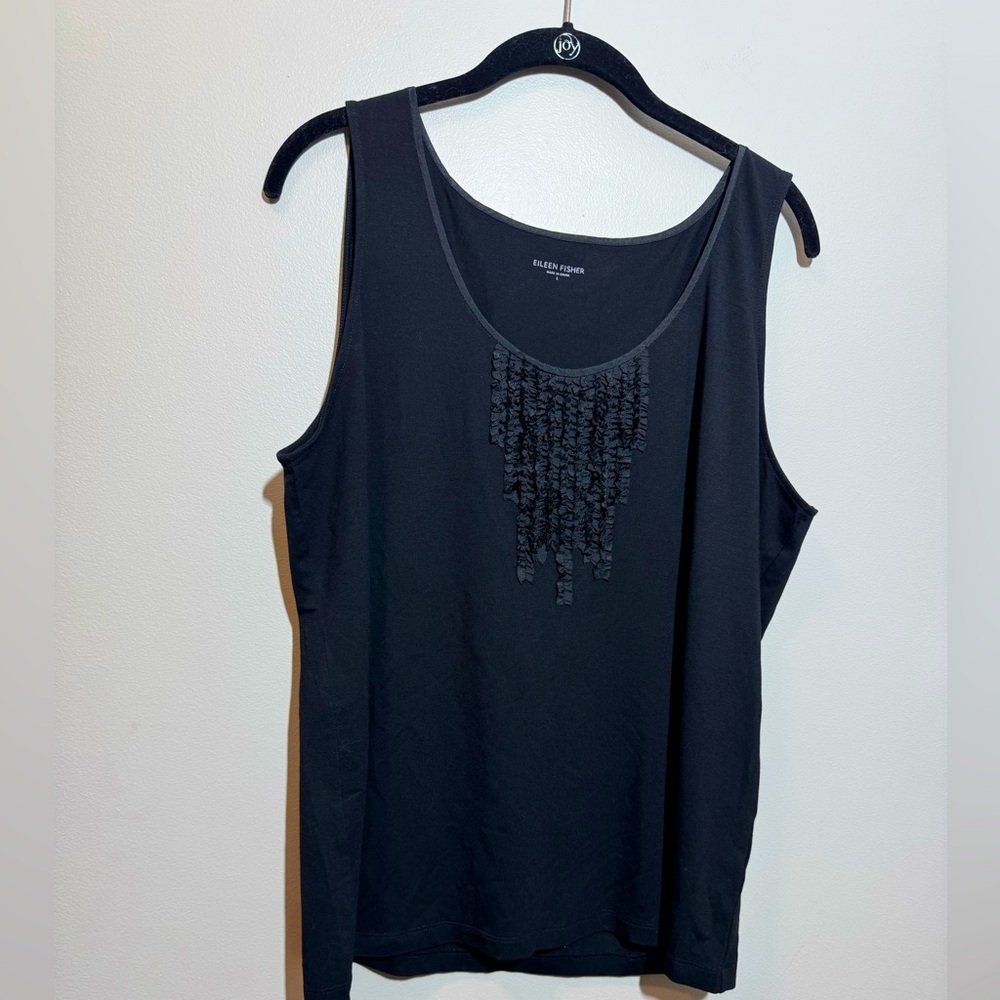 Eileen Fisher Ruffle Tank Top
